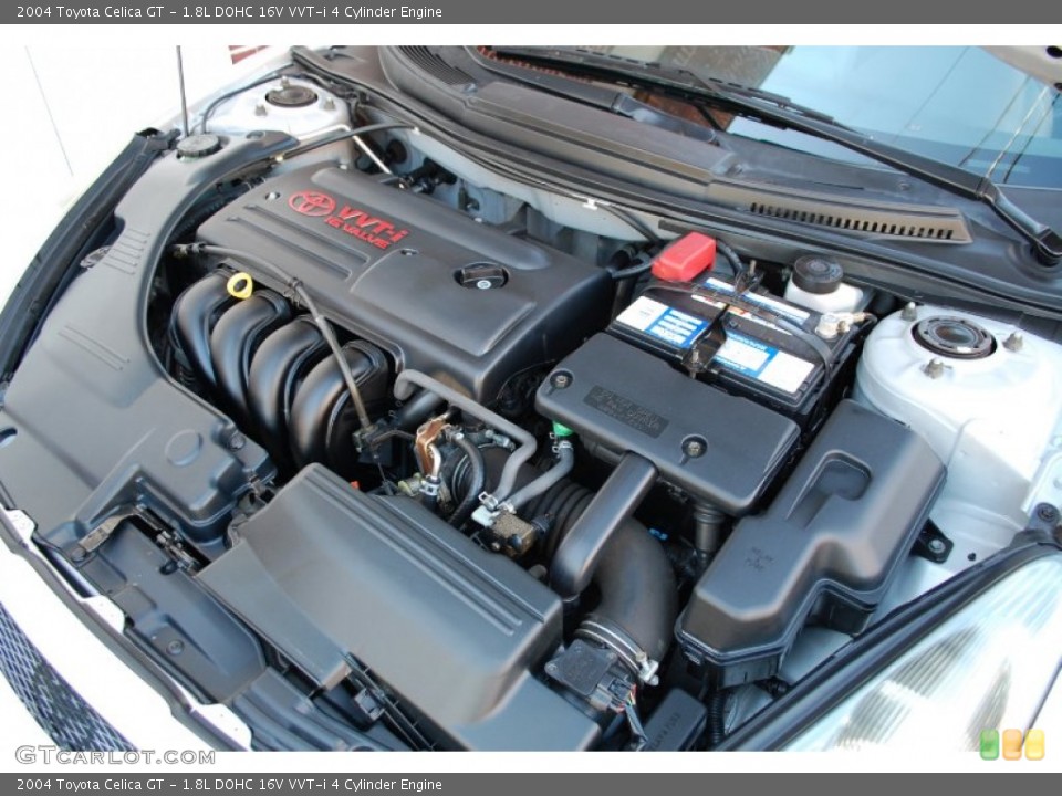 1.8L DOHC 16V VVT-i 4 Cylinder 2004 Toyota Celica Engine