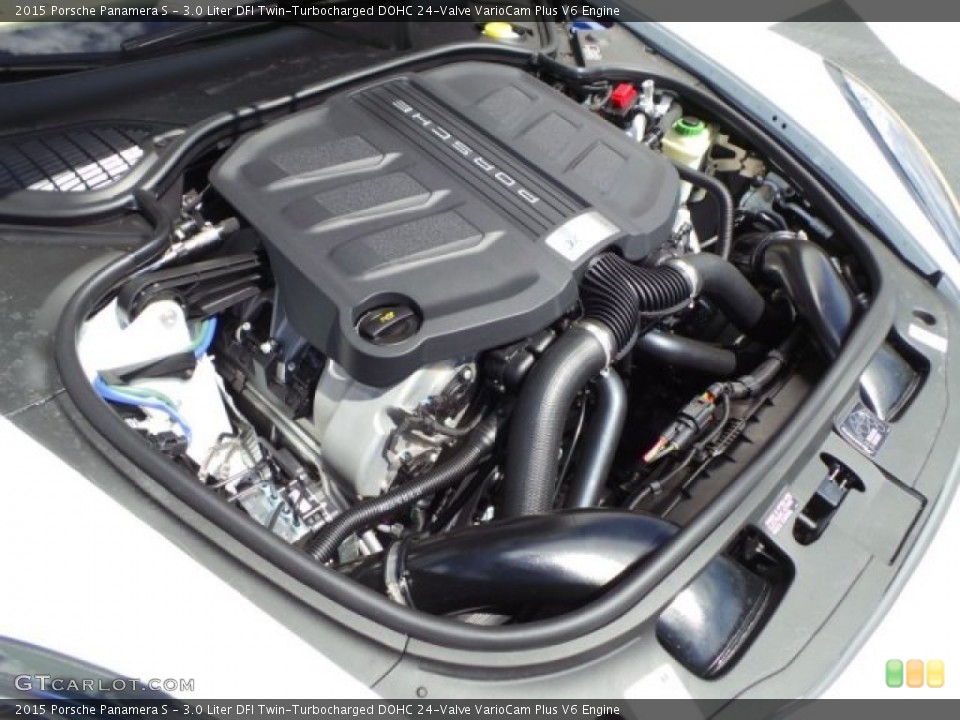 3.0 Liter DFI Twin-Turbocharged DOHC 24-Valve VarioCam Plus V6 Engine for the 2015 Porsche Panamera #96989610