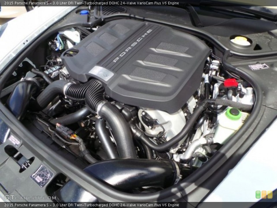 3.0 Liter DFI Twin-Turbocharged DOHC 24-Valve VarioCam Plus V6 Engine for the 2015 Porsche Panamera #96989622