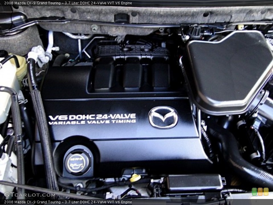 3.7 Liter DOHC 24-Valve VVT V6 2008 Mazda CX-9 Engine