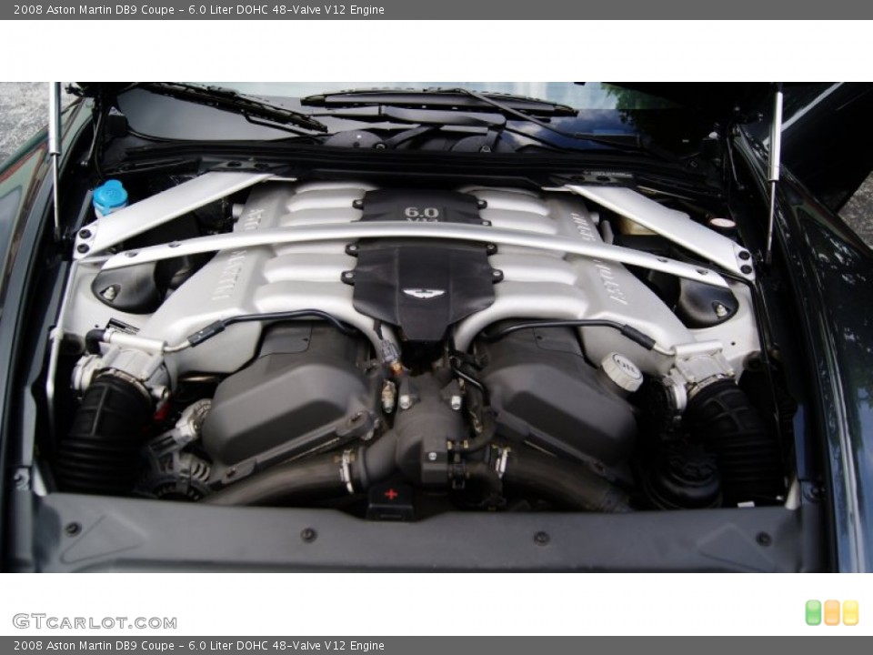 6.0 Liter DOHC 48-Valve V12 2008 Aston Martin DB9 Engine