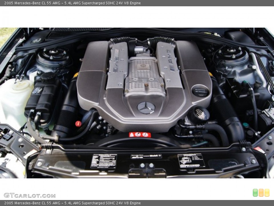 5.4L AMG Supercharged SOHC 24V V8 2005 Mercedes-Benz CL Engine