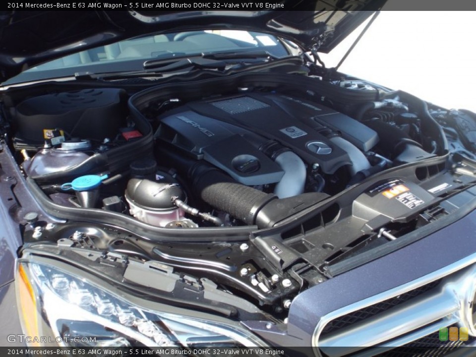 5.5 Liter AMG Biturbo DOHC 32-Valve VVT V8 Engine for the 2014 Mercedes-Benz E #97070026