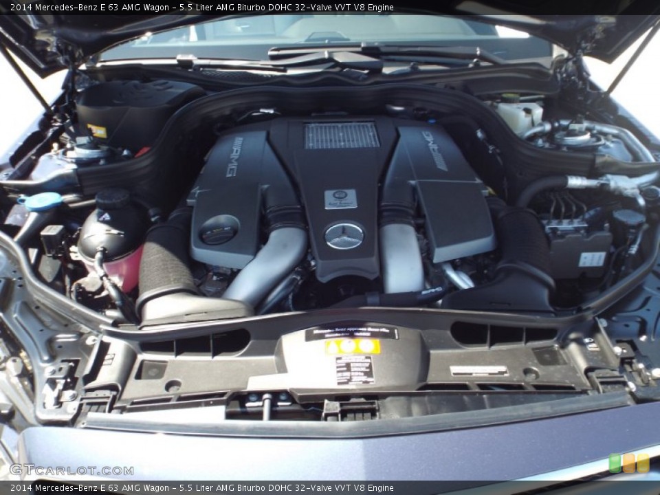 5.5 Liter AMG Biturbo DOHC 32-Valve VVT V8 Engine for the 2014 Mercedes-Benz E #97070044