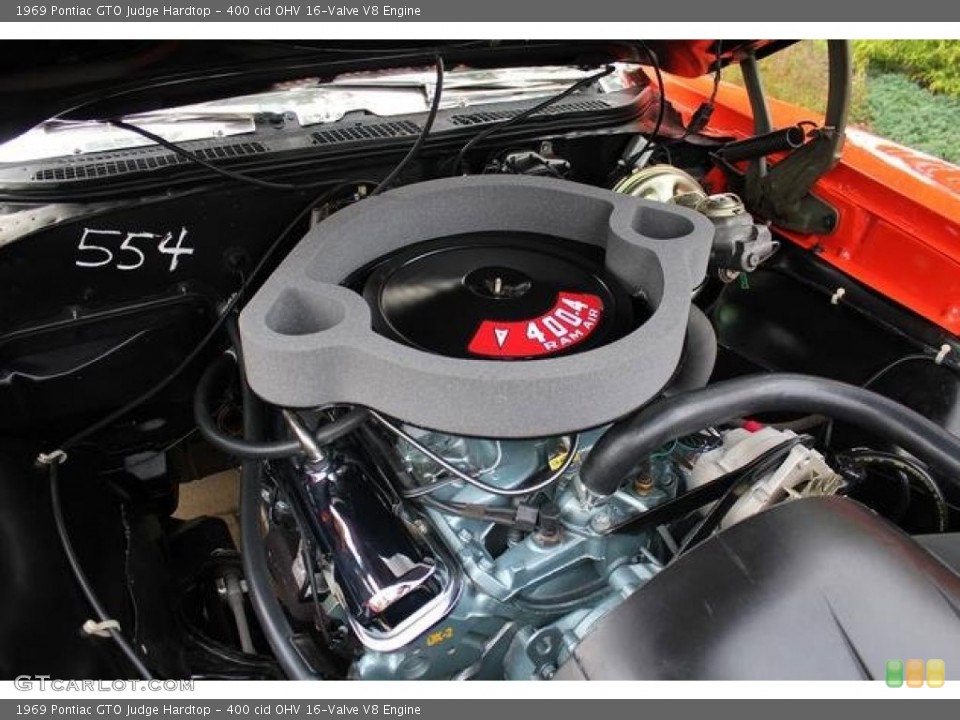 400 cid OHV 16-Valve V8 Engine for the 1969 Pontiac GTO #97148878