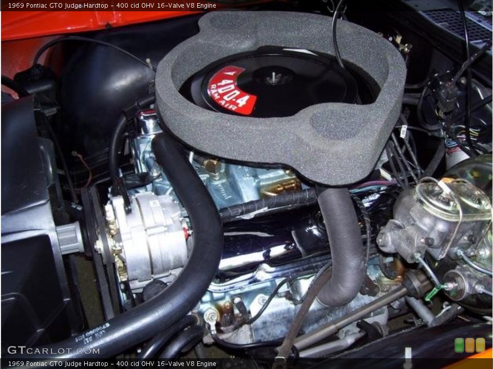 400 cid OHV 16-Valve V8 Engine for the 1969 Pontiac GTO #97148900