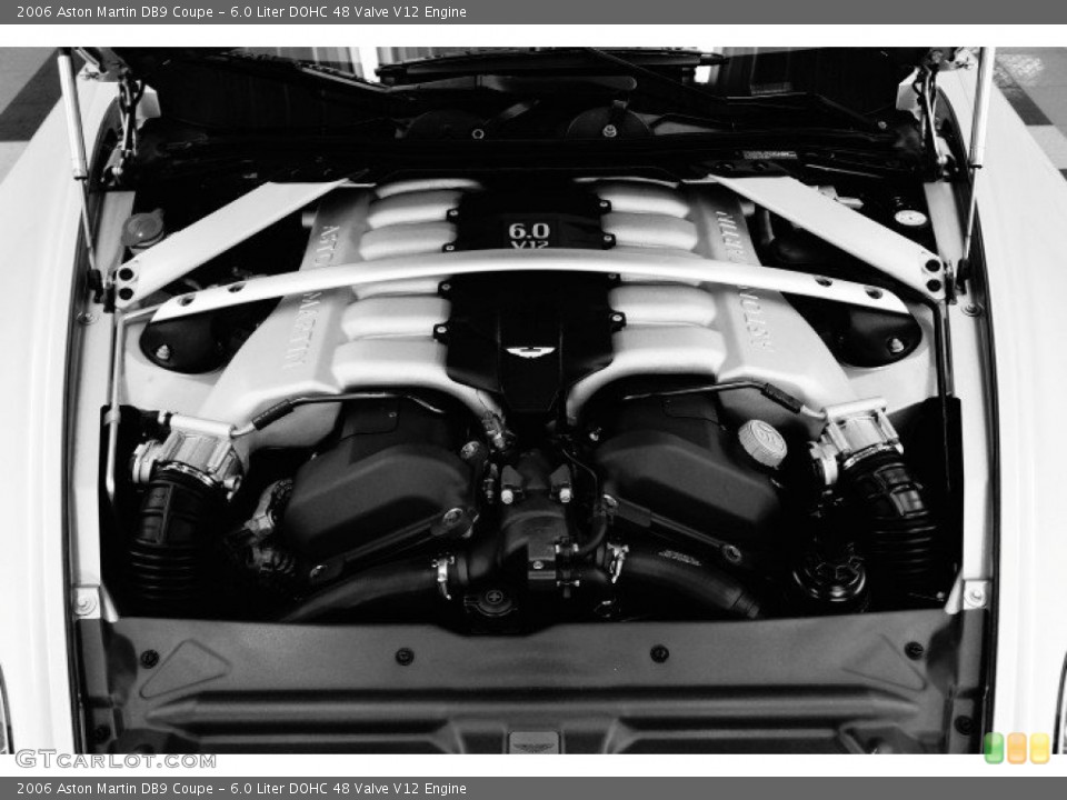 6.0 Liter DOHC 48 Valve V12 2006 Aston Martin DB9 Engine