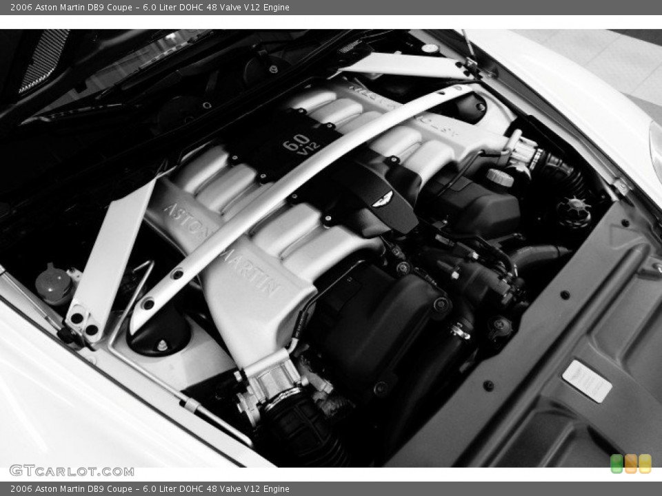 6.0 Liter DOHC 48 Valve V12 Engine for the 2006 Aston Martin DB9 #97175021