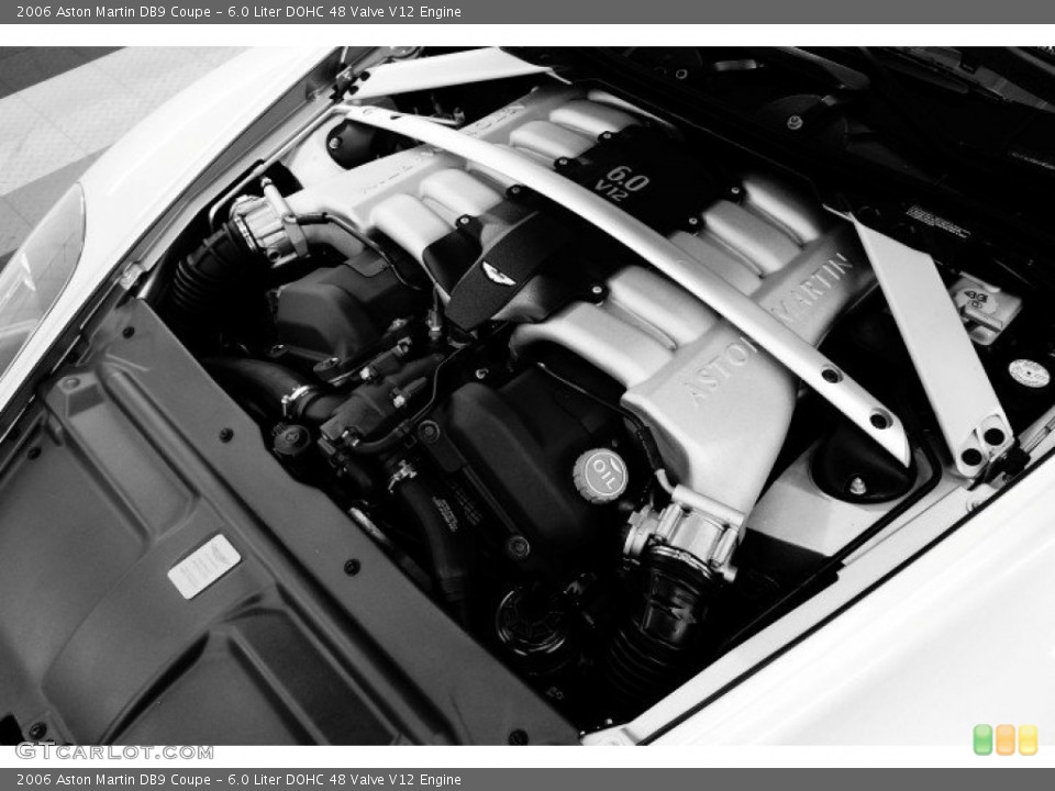 6.0 Liter DOHC 48 Valve V12 Engine for the 2006 Aston Martin DB9 #97175042