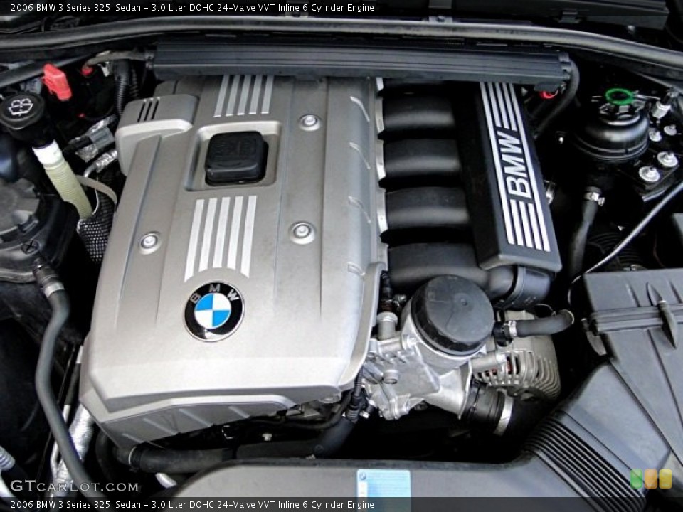 3.0 Liter DOHC 24-Valve VVT Inline 6 Cylinder 2006 BMW 3 Series Engine
