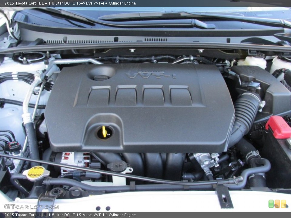 1.8 Liter DOHC 16-Valve VVT-i 4 Cylinder 2015 Toyota Corolla Engine
