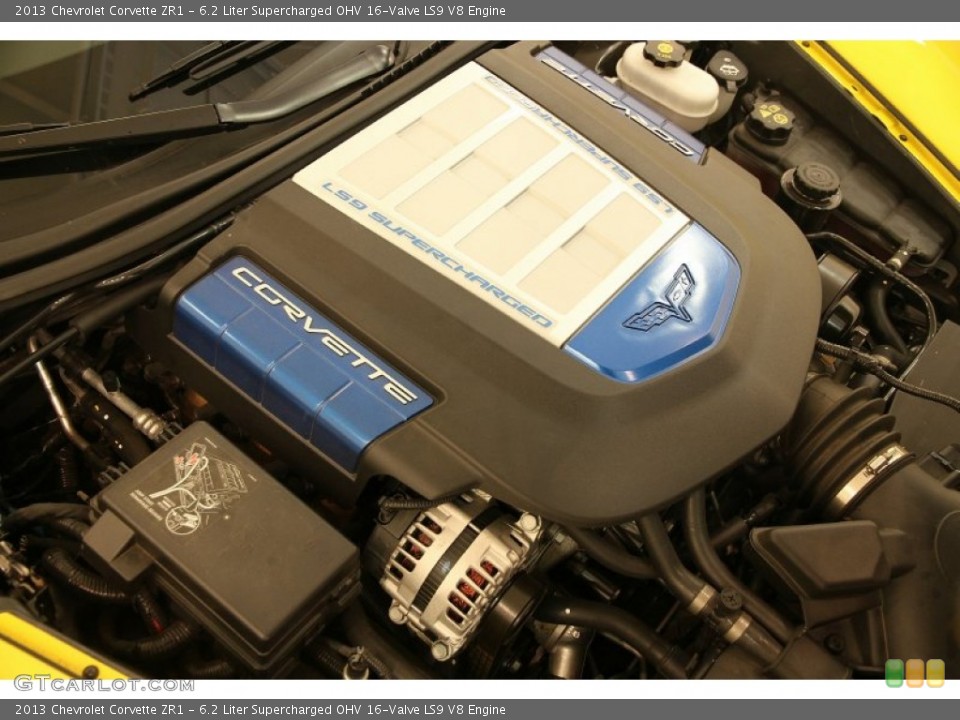 6.2 Liter Supercharged OHV 16-Valve LS9 V8 Engine for the 2013 Chevrolet Corvette #97252645