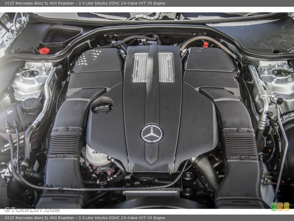 3.0 Liter biturbo DOHC 24-Valve VVT V6 Engine for the 2015 Mercedes-Benz SL #97331076