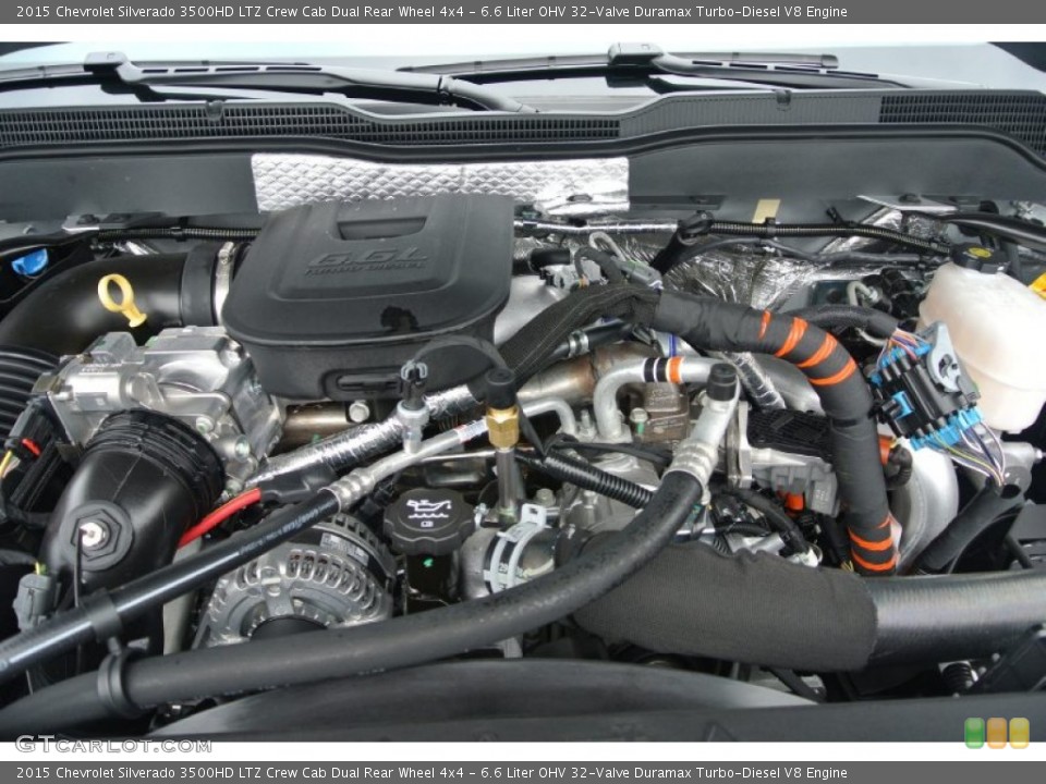 6.6 Liter OHV 32-Valve Duramax Turbo-Diesel V8 Engine for the 2015 Chevrolet Silverado 3500HD #97342602