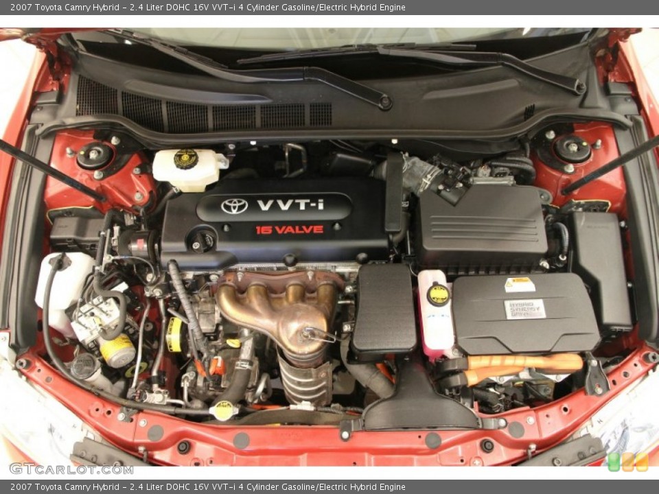 2.4 Liter DOHC 16V VVT-i 4 Cylinder Gasoline/Electric Hybrid Engine for the 2007 Toyota Camry #97357308