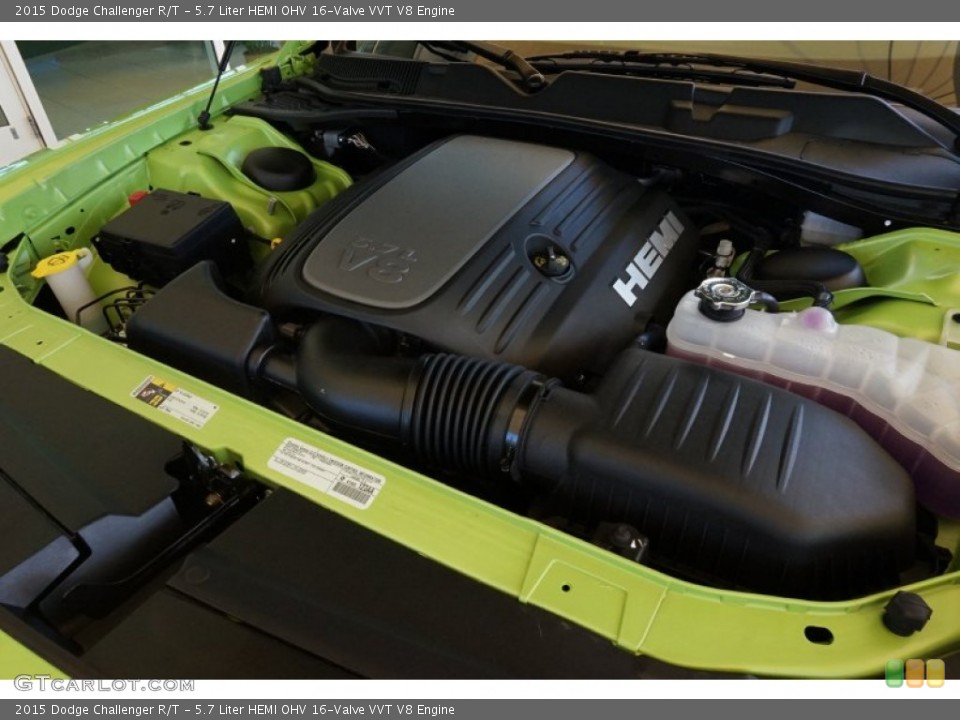 5.7 Liter HEMI OHV 16-Valve VVT V8 Engine for the 2015 Dodge Challenger #97362783