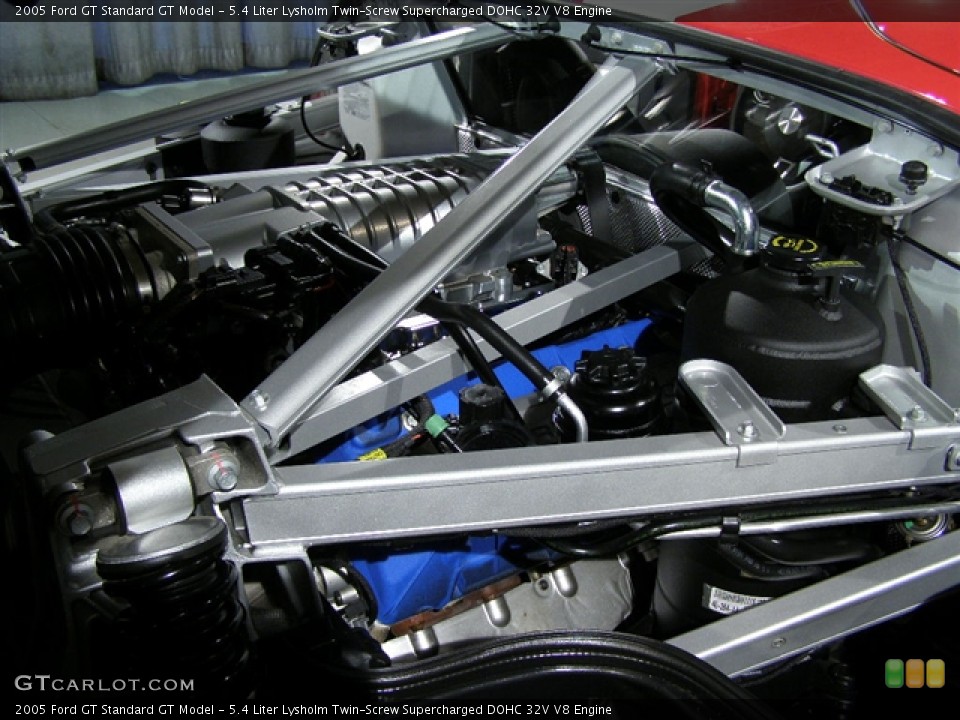 5.4 Liter Lysholm Twin-Screw Supercharged DOHC 32V V8 Engine for the 2005 Ford GT #97443