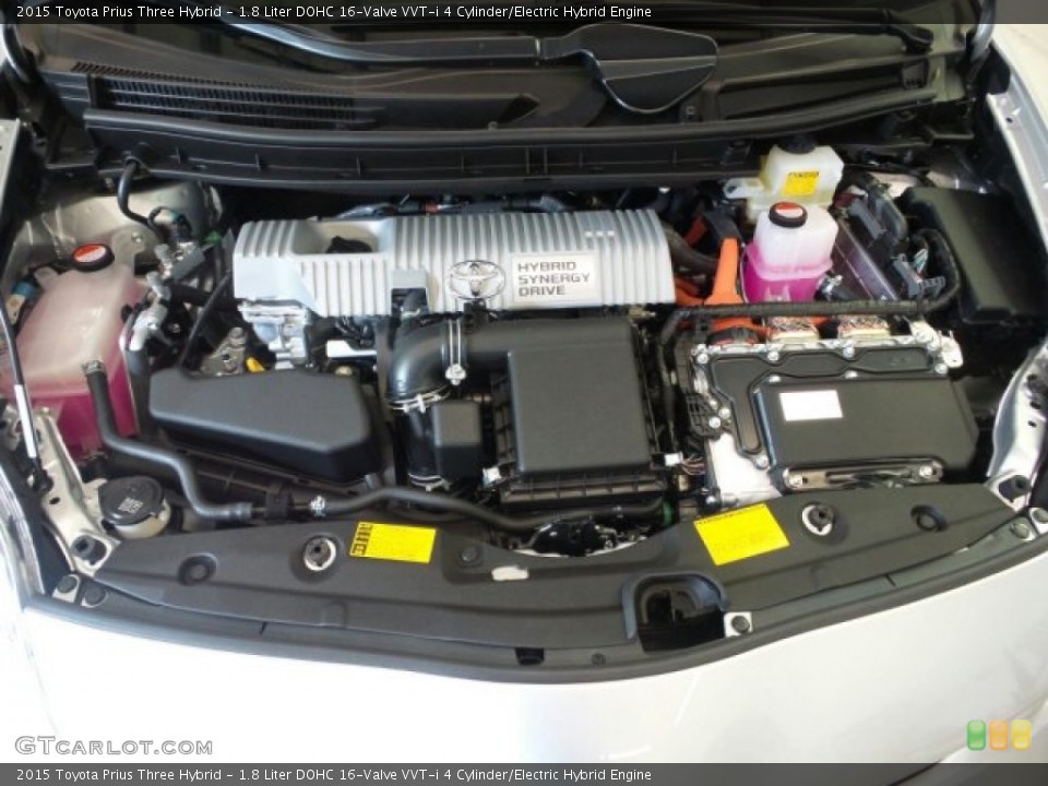 1.8 Liter DOHC 16-Valve VVT-i 4 Cylinder/Electric Hybrid Engine for the 2015 Toyota Prius #97454707