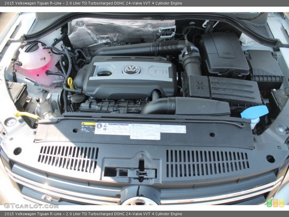 2.0 Liter TSI Turbocharged DOHC 24-Valve VVT 4 Cylinder 2015 Volkswagen Tiguan Engine