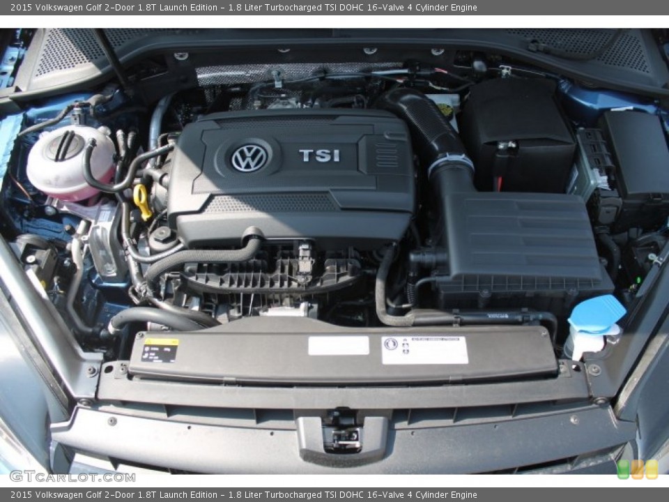 1.8 Liter Turbocharged TSI DOHC 16-Valve 4 Cylinder 2015 Volkswagen Golf Engine