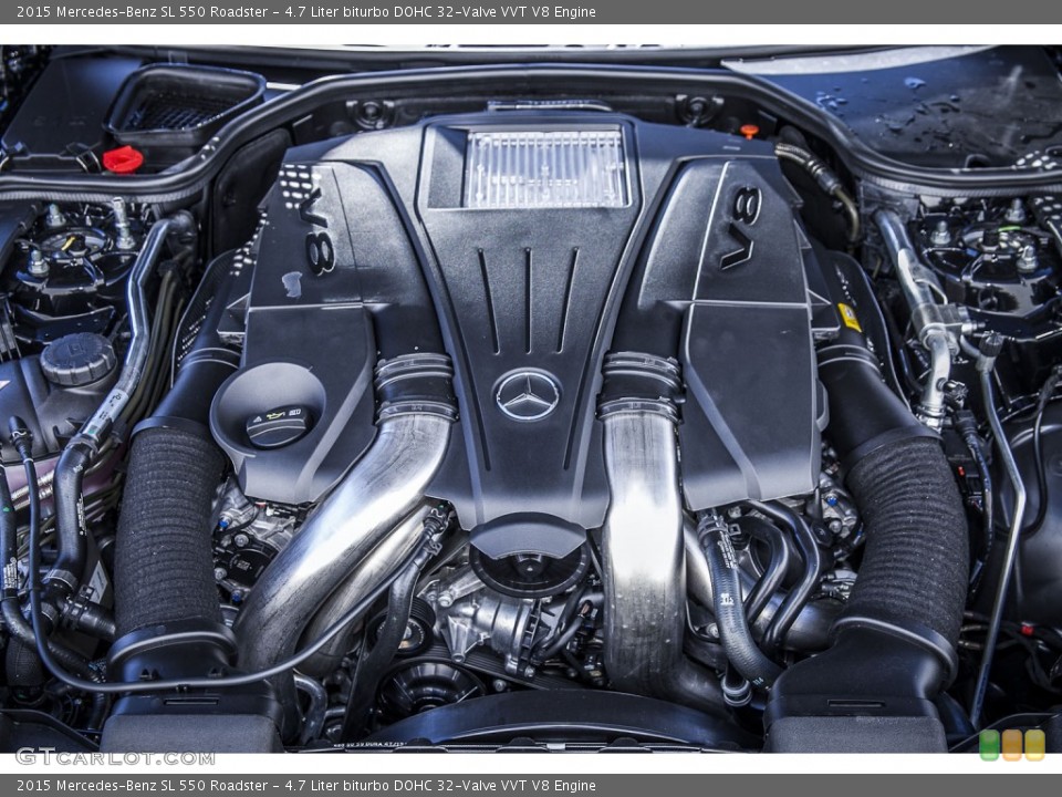4.7 Liter biturbo DOHC 32-Valve VVT V8 Engine for the 2015 Mercedes-Benz SL #97539680