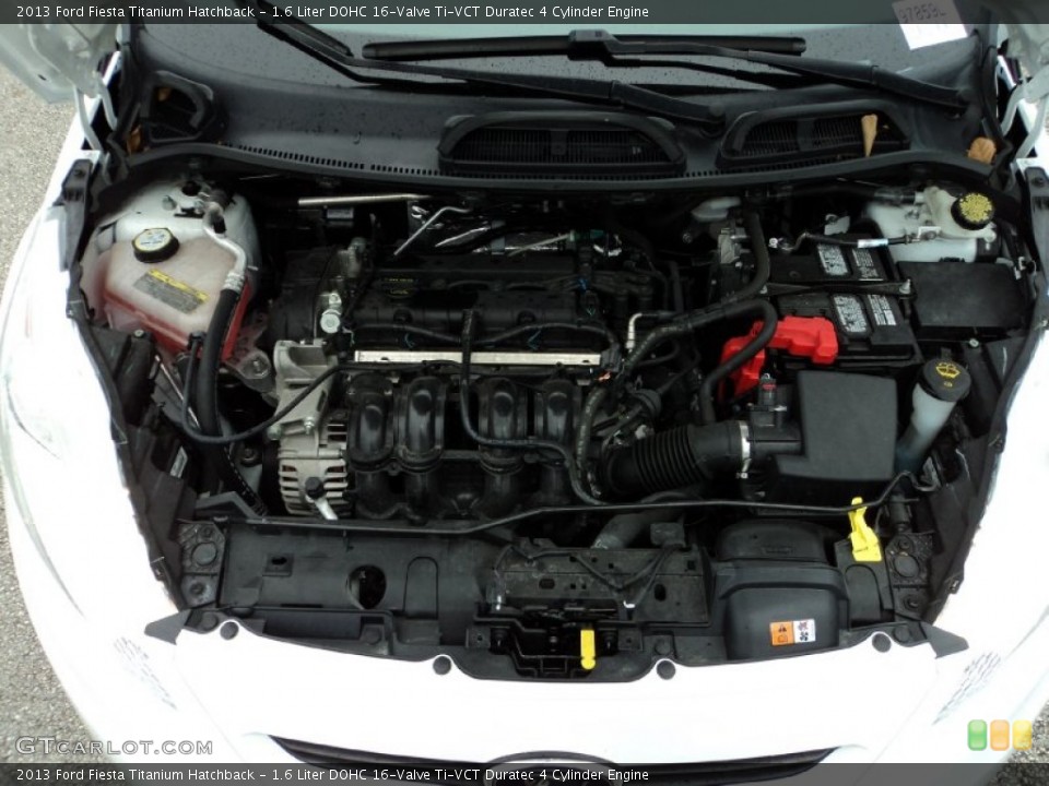1.6 Liter DOHC 16-Valve Ti-VCT Duratec 4 Cylinder Engine for the 2013 Ford Fiesta #97585897