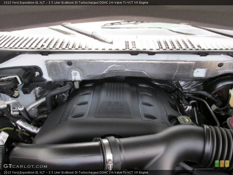 3.5 Liter EcoBoost DI Turbocharged DOHC 24-Valve Ti-VCT V6 Engine for the 2015 Ford Expedition #97595113