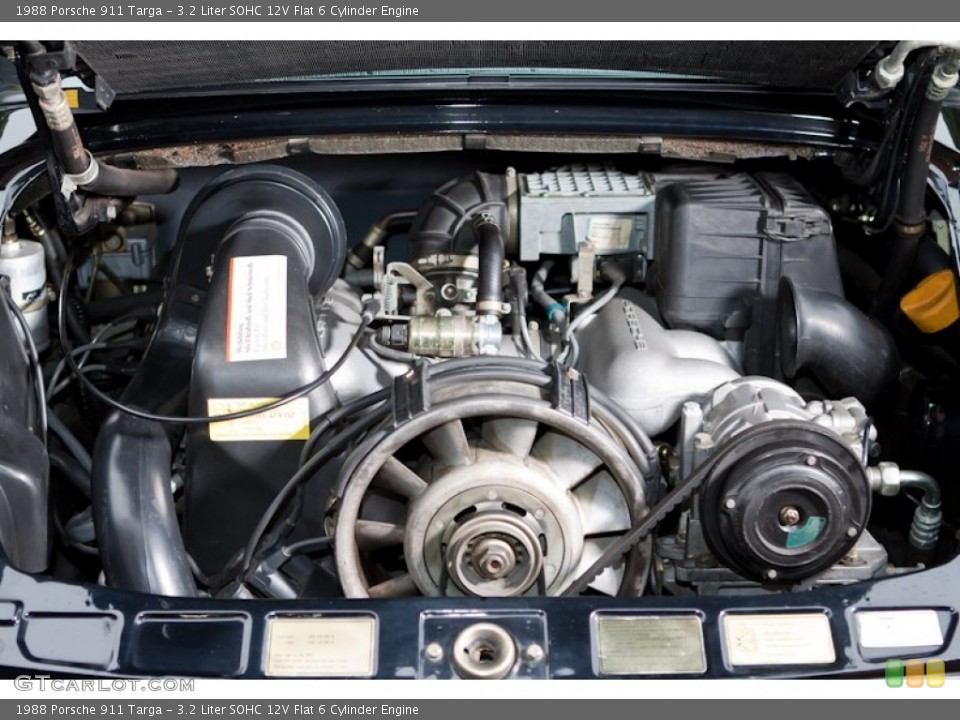 3.2 Liter SOHC 12V Flat 6 Cylinder Engine for the 1988 Porsche 911 #97619830