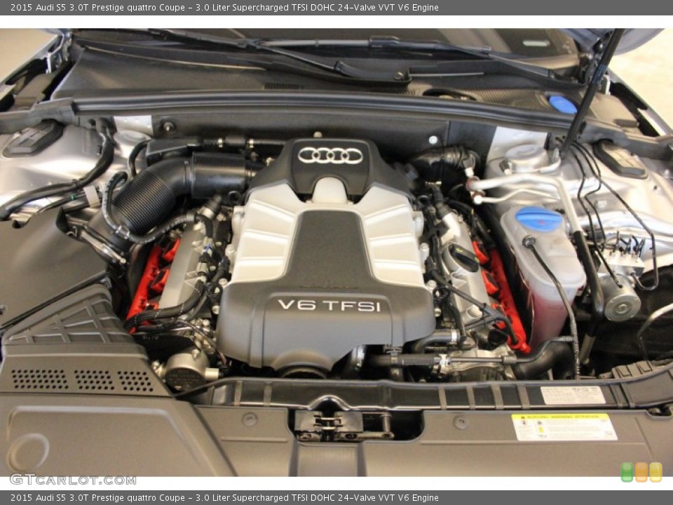3.0 Liter Supercharged TFSI DOHC 24-Valve VVT V6 Engine for the 2015 Audi S5 #97624639