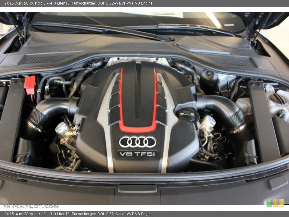 4.0 Liter FSI Turbocharged DOHC 32-Valve VVT V8 Engine for the 2015 Audi S8 #97648503