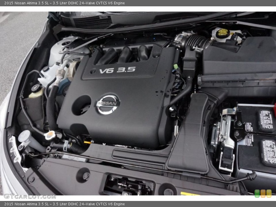 3.5 Liter DOHC 24-Valve CVTCS V6 2015 Nissan Altima Engine