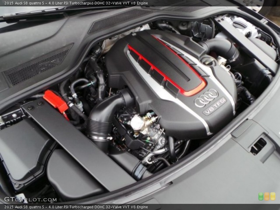 4.0 Liter FSI Turbocharged DOHC 32-Valve VVT V8 Engine for the 2015 Audi S8 #97667442