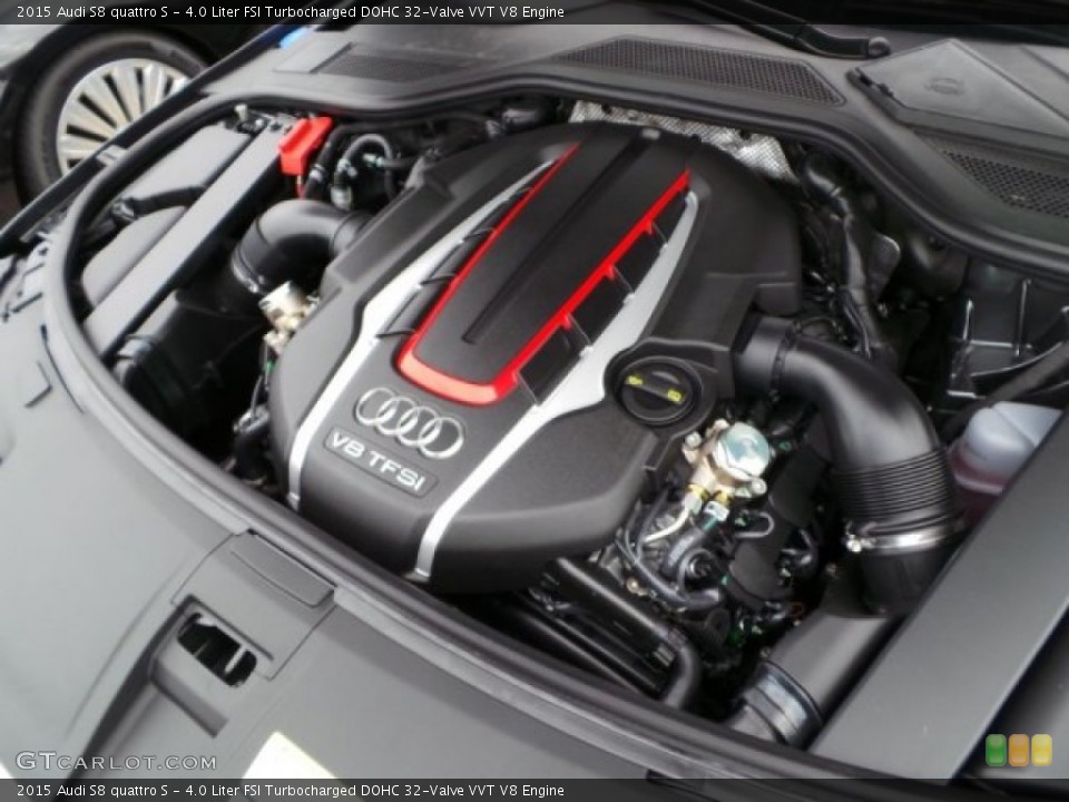 4.0 Liter FSI Turbocharged DOHC 32-Valve VVT V8 Engine for the 2015 Audi S8 #97667466