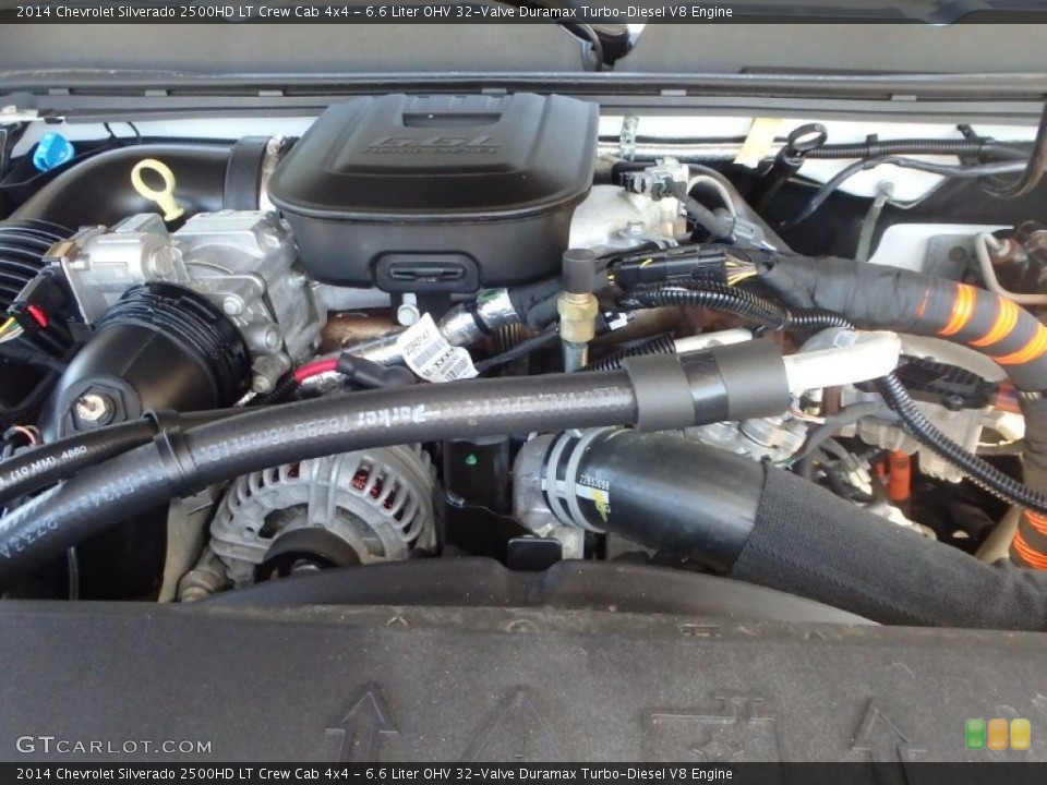 6.6 Liter OHV 32-Valve Duramax Turbo-Diesel V8 Engine for the 2014 Chevrolet Silverado 2500HD #97670538