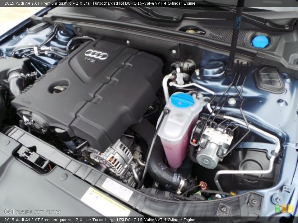 2.0 Liter Turbocharged FSI DOHC 16-Valve VVT 4 Cylinder Engine for the 2015 Audi A4 #97672323