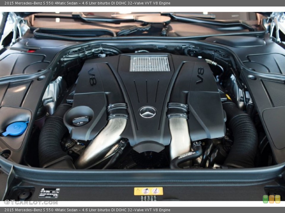 4.6 Liter biturbo DI DOHC 32-Valve VVT V8 Engine for the 2015 Mercedes-Benz S #97675473