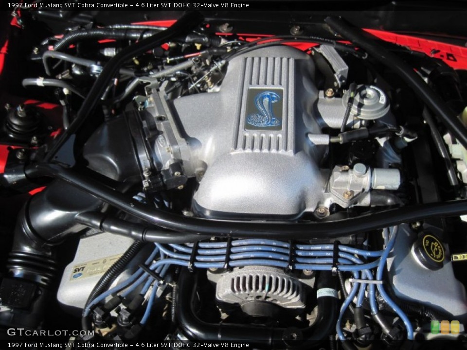 4.6 Liter SVT DOHC 32-Valve V8 Engine for the 1997 Ford Mustang #97698813
