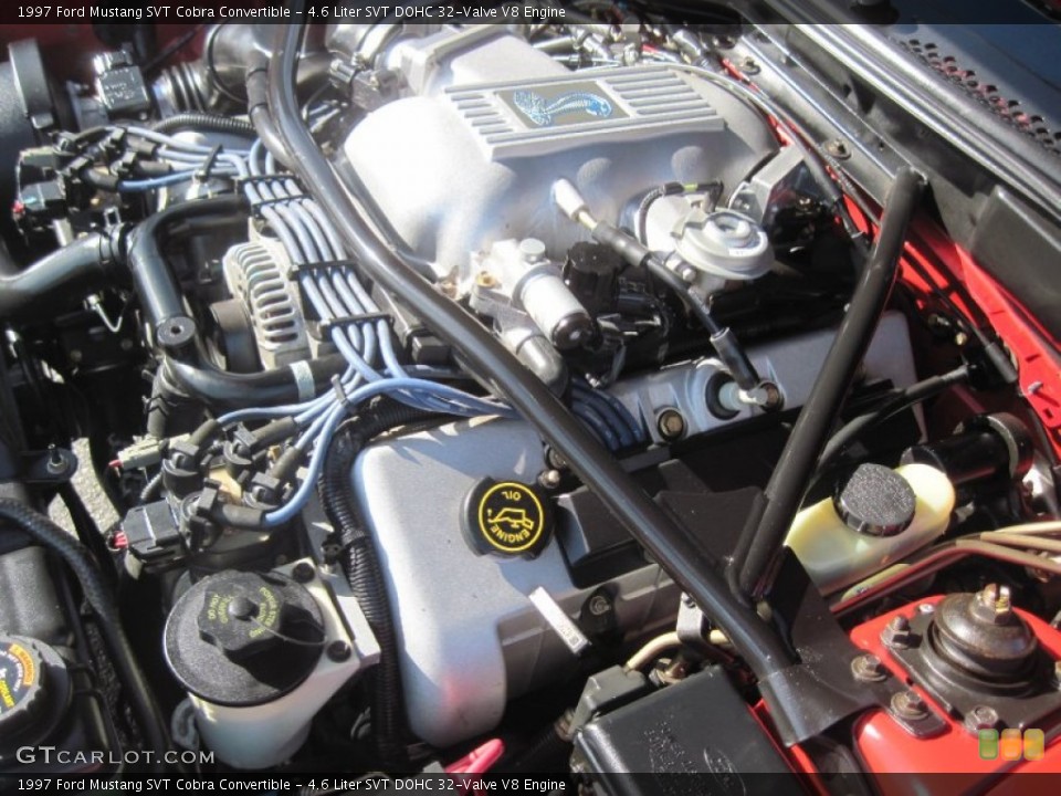 4.6 Liter SVT DOHC 32-Valve V8 Engine for the 1997 Ford Mustang #97698837