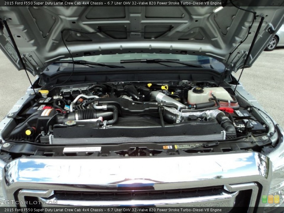 6.7 Liter OHV 32-Valve B20 Power Stroke Turbo-Diesel V8 Engine for the 2015 Ford F550 Super Duty #97706067