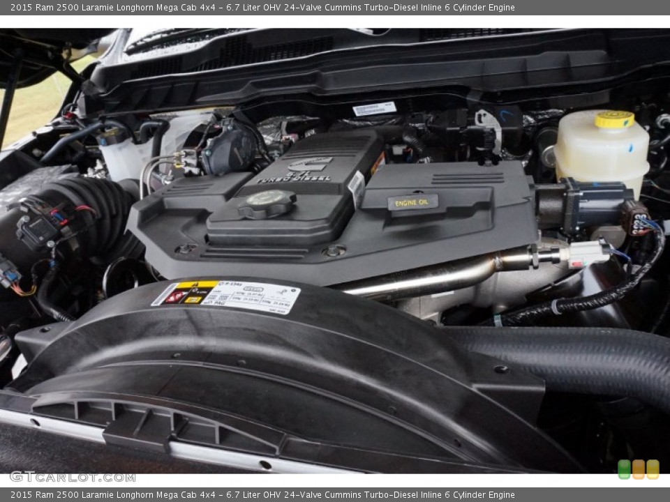 6.7 Liter OHV 24-Valve Cummins Turbo-Diesel Inline 6 Cylinder Engine for the 2015 Ram 2500 #97725081