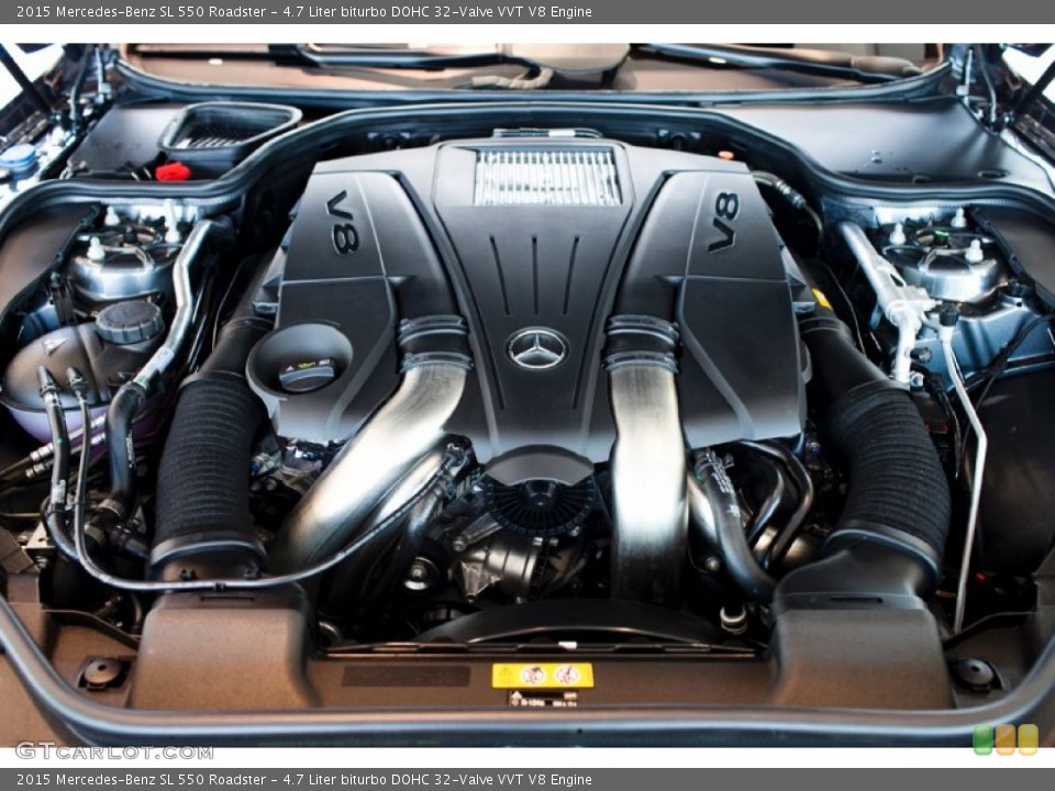 4.7 Liter biturbo DOHC 32-Valve VVT V8 Engine for the 2015 Mercedes-Benz SL #97733316