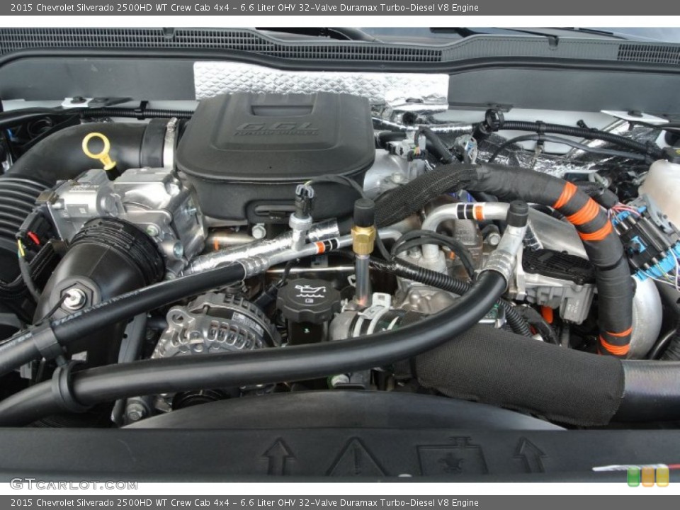 6.6 Liter OHV 32-Valve Duramax Turbo-Diesel V8 Engine for the 2015 Chevrolet Silverado 2500HD #97790673
