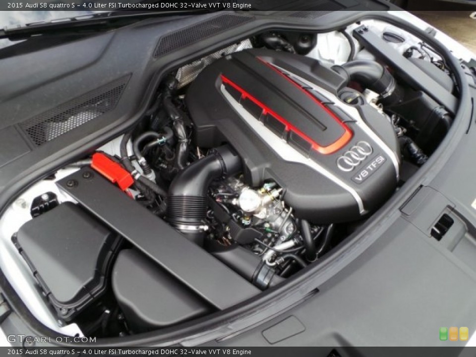 4.0 Liter FSI Turbocharged DOHC 32-Valve VVT V8 2015 Audi S8 Engine