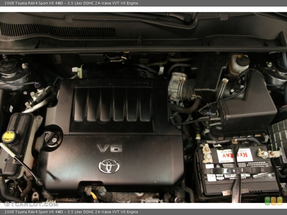 3.5 Liter DOHC 24-Valve VVT V6 Engine for the 2008 Toyota RAV4 #97859049