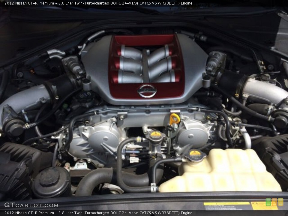3.8 Liter Twin-Turbocharged DOHC 24-Valve CVTCS V6 (VR38DETT) Engine for the 2012 Nissan GT-R #97914229