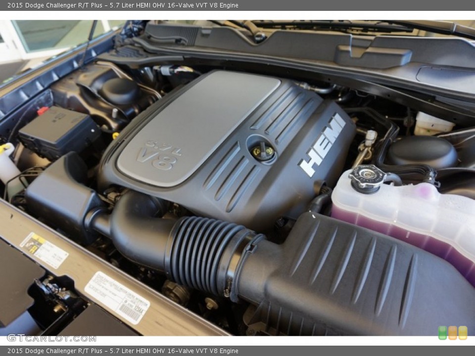 5.7 Liter HEMI OHV 16-Valve VVT V8 Engine for the 2015 Dodge Challenger #97957316