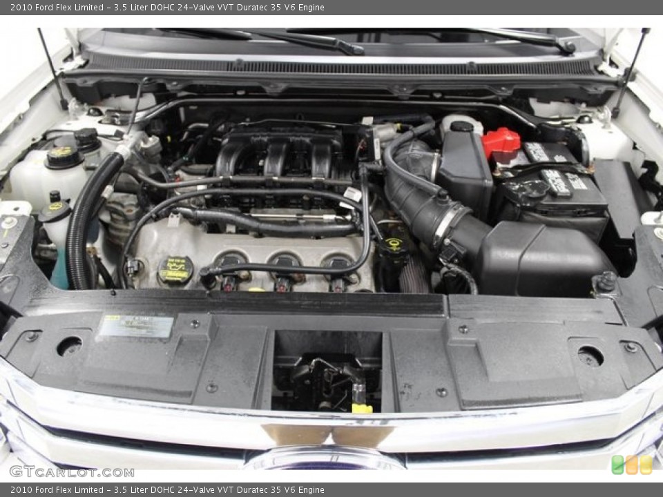 3.5 Liter DOHC 24-Valve VVT Duratec 35 V6 2010 Ford Flex Engine