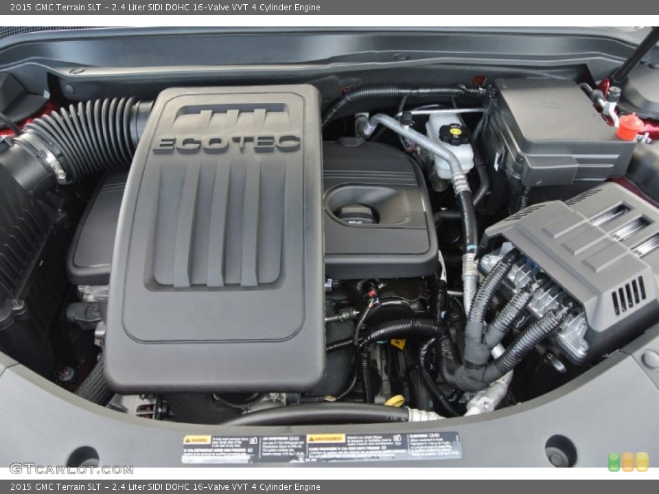 2.4 Liter SIDI DOHC 16-Valve VVT 4 Cylinder 2015 GMC Terrain Engine
