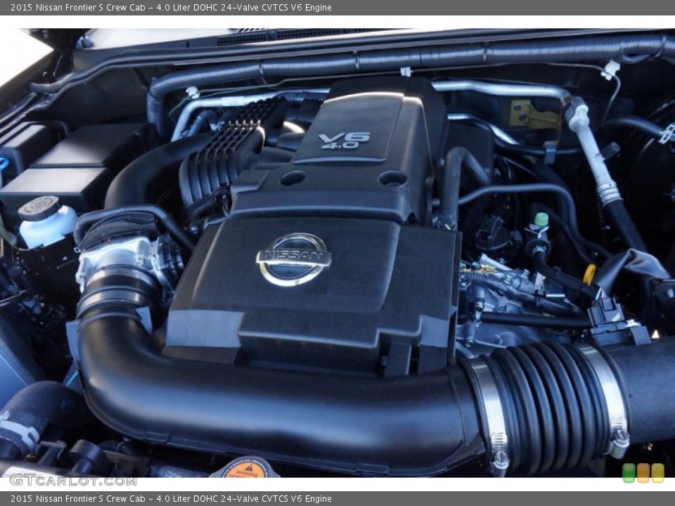 4.0 Liter DOHC 24-Valve CVTCS V6 2015 Nissan Frontier Engine