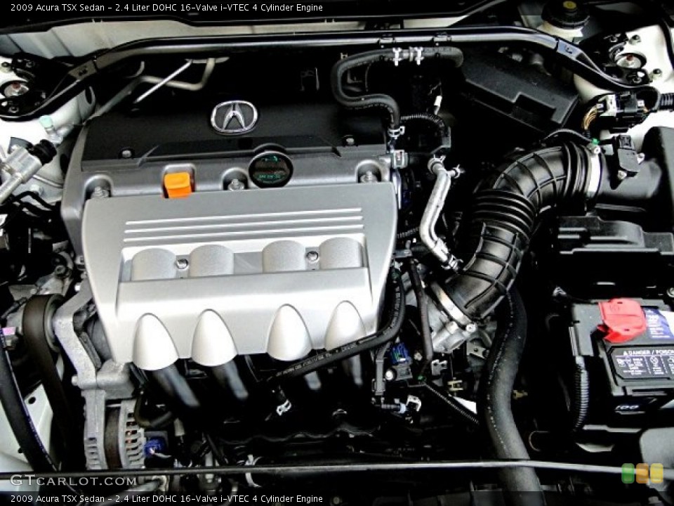 2.4 Liter DOHC 16-Valve i-VTEC 4 Cylinder 2009 Acura TSX Engine